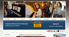Desktop Screenshot of klavierunterricht-muenster.keyboardunterricht-muenster.de