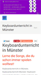 Mobile Screenshot of keyboardunterricht-muenster.de